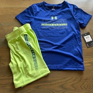 NWT Under Armour Boys Set size 6